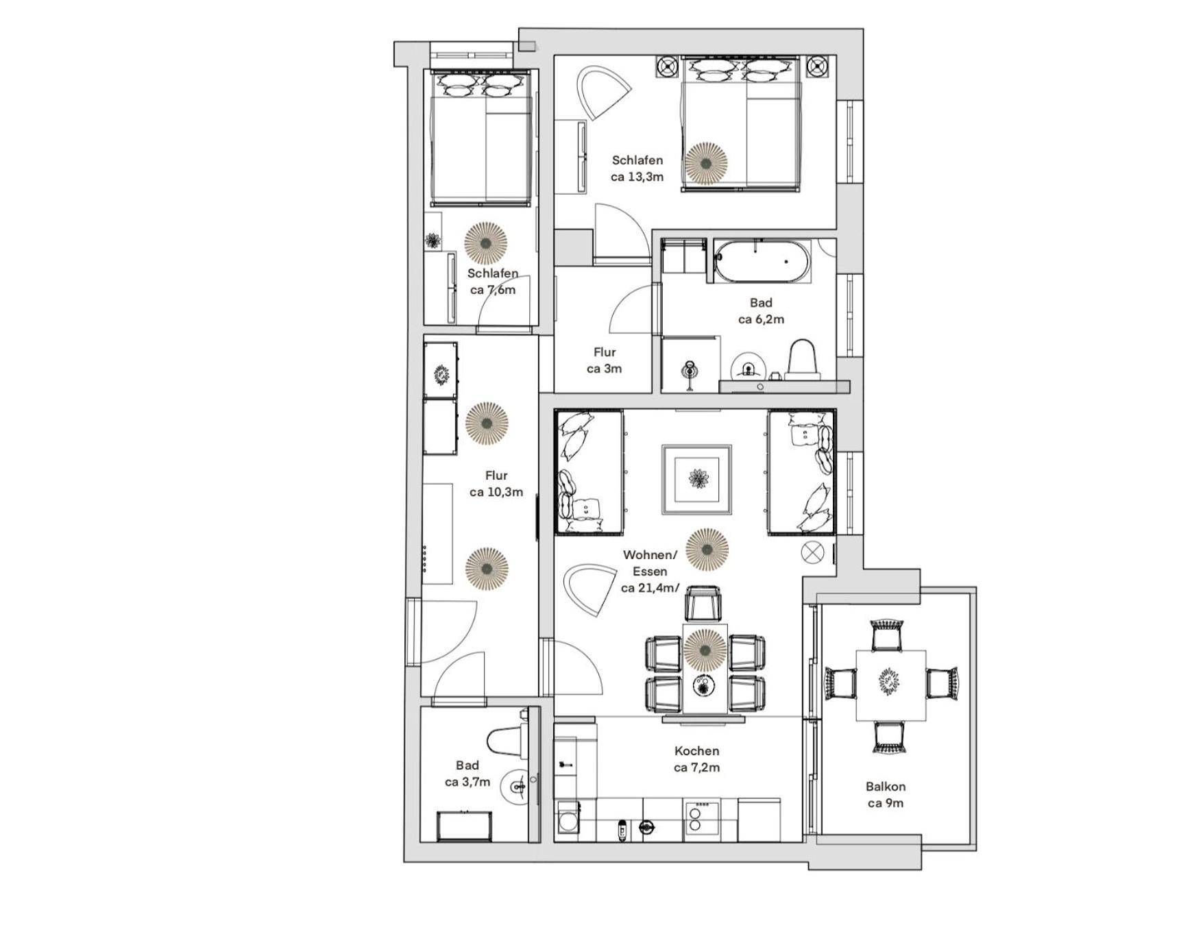Pineapple Apartments Dresden Zwinger V - 78 Qm - 1X Free Parking Екстериор снимка